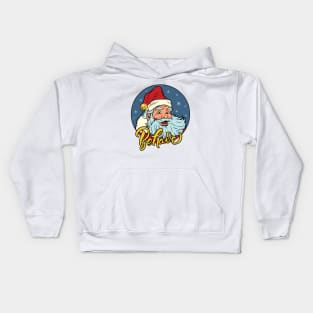 Pop Art Santa Kids Hoodie